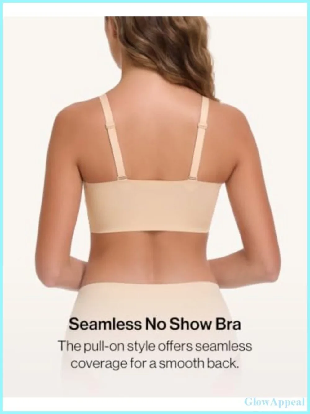 Spaghetti Strap Seamless Bralette Wireless Pull-On Bra Light Support